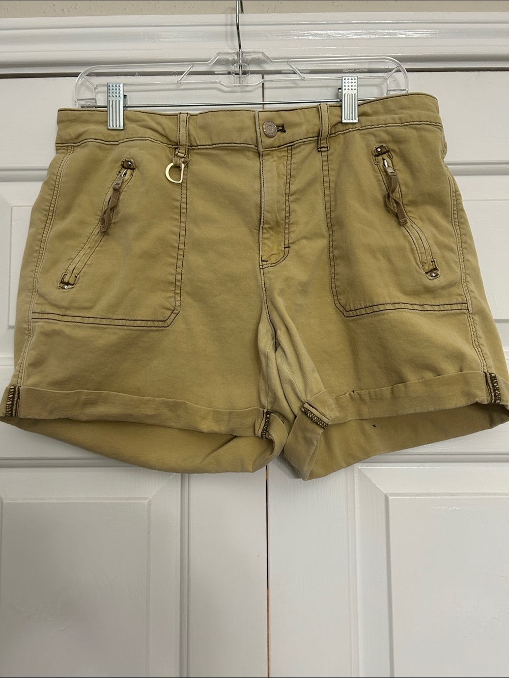 White House Black Market Cargo Shorts in Beige